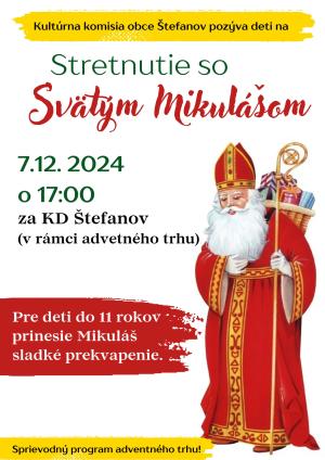 Pozvánka na stretnutie s Mikulášom 1
